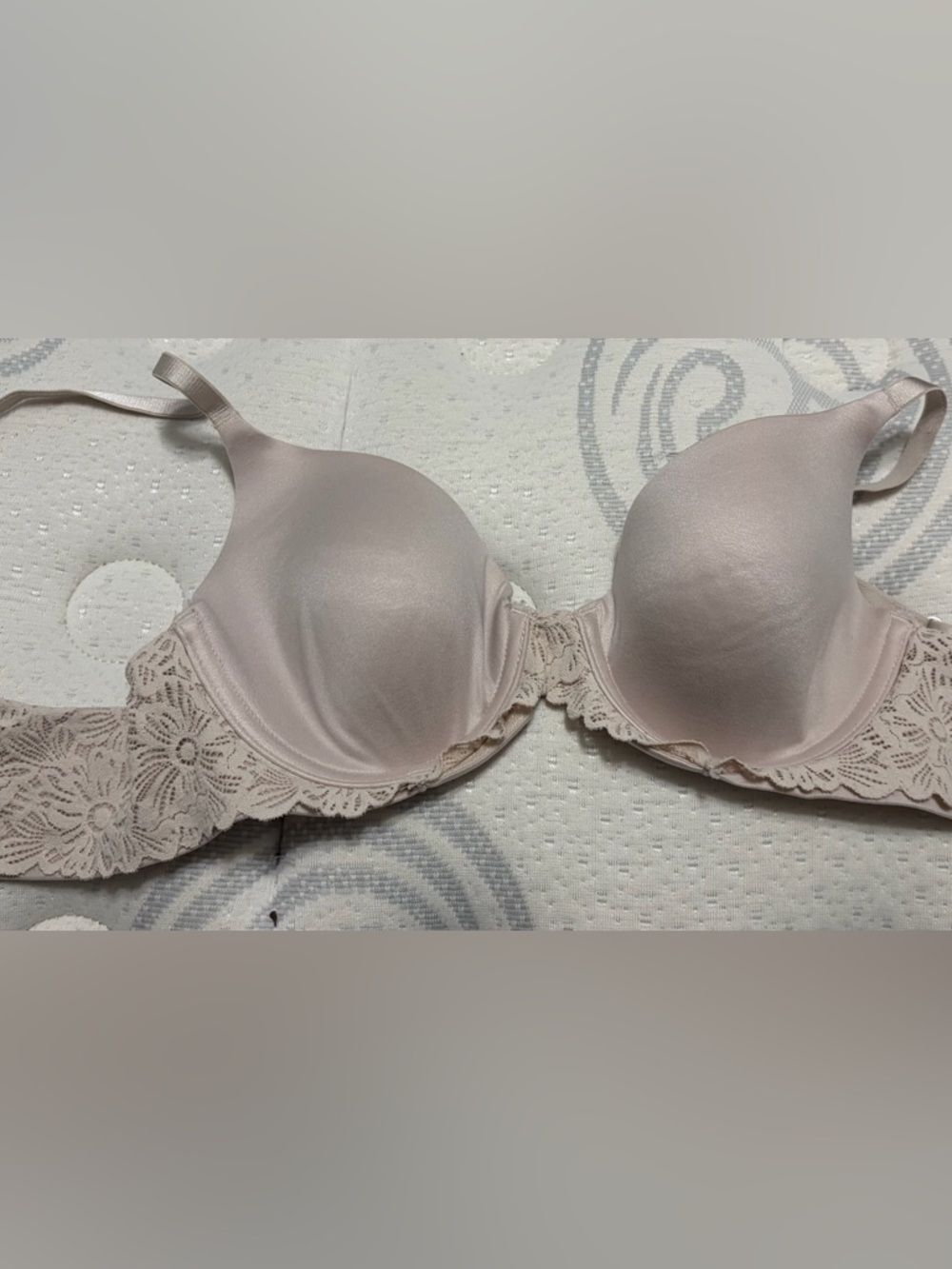 aerie Lace-Trim Padded T-Shirt Bra